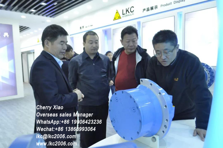 Relevant personnel from the Machinery Industry Planning and Research Institute visited Qingdao LKC Hydraulic and our hydraulic motors.